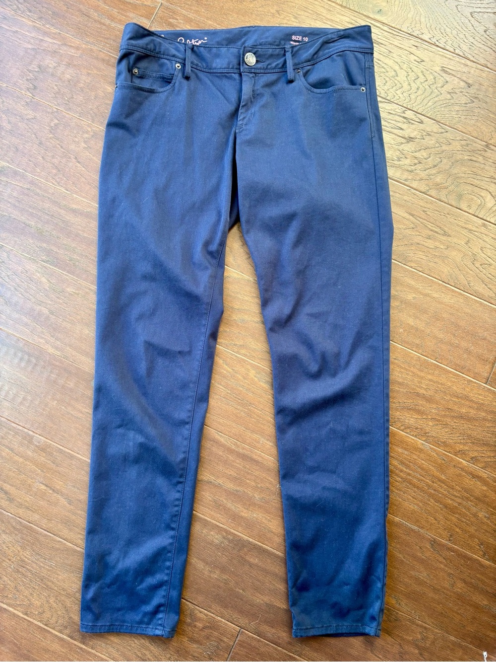 Lilly Pulitzer Worth Skinny Pants Navy 10
